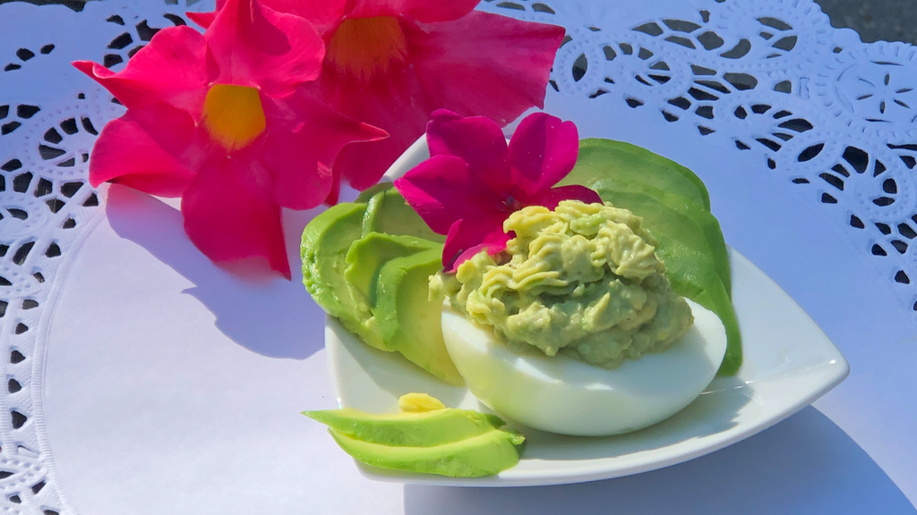 Deviled Avocado Eggs- Easy & Healthy Recipe