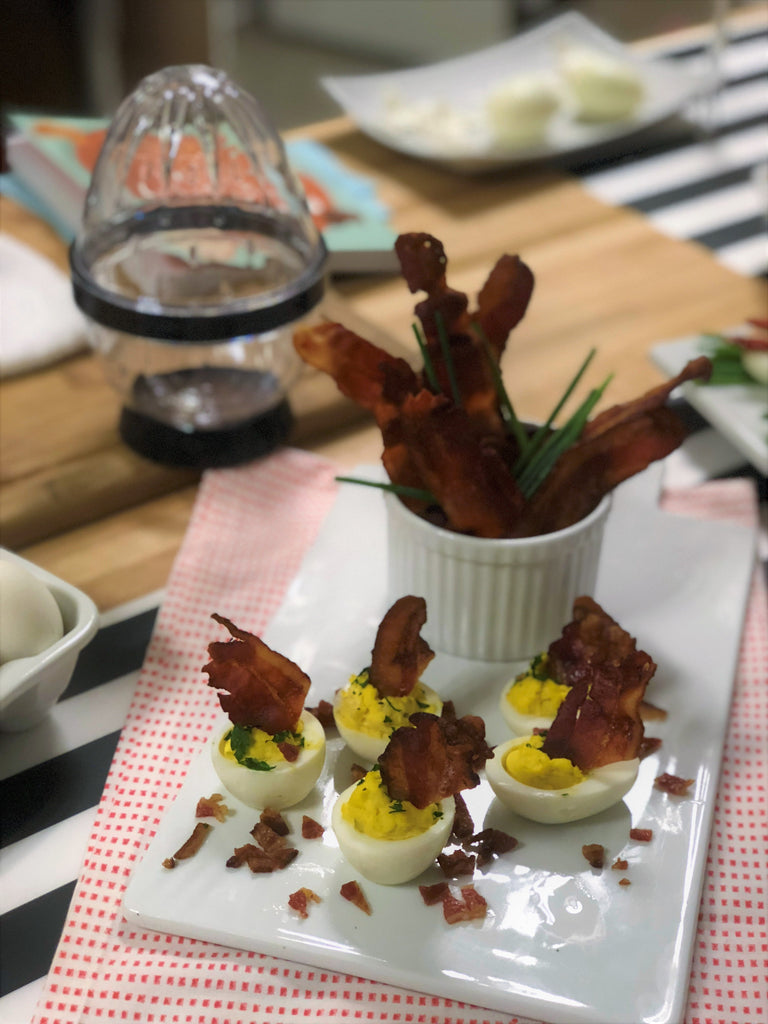 BACON DEVILED EGGS