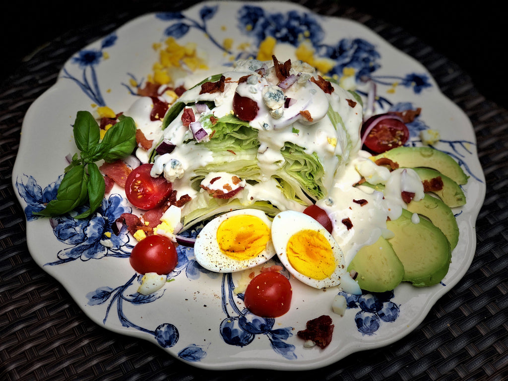 Ania’s Iceberg Wedge Salad with Hard Boiled Eggs
